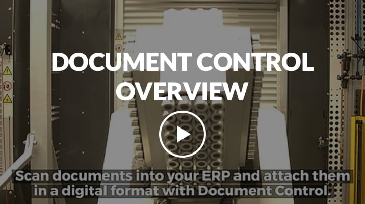 Document Control Overview with video play button